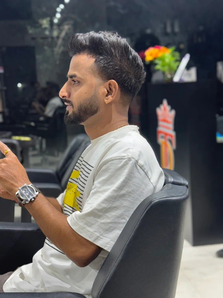 Inside the salon