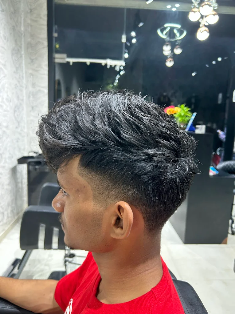 Textured taper fade, on point.